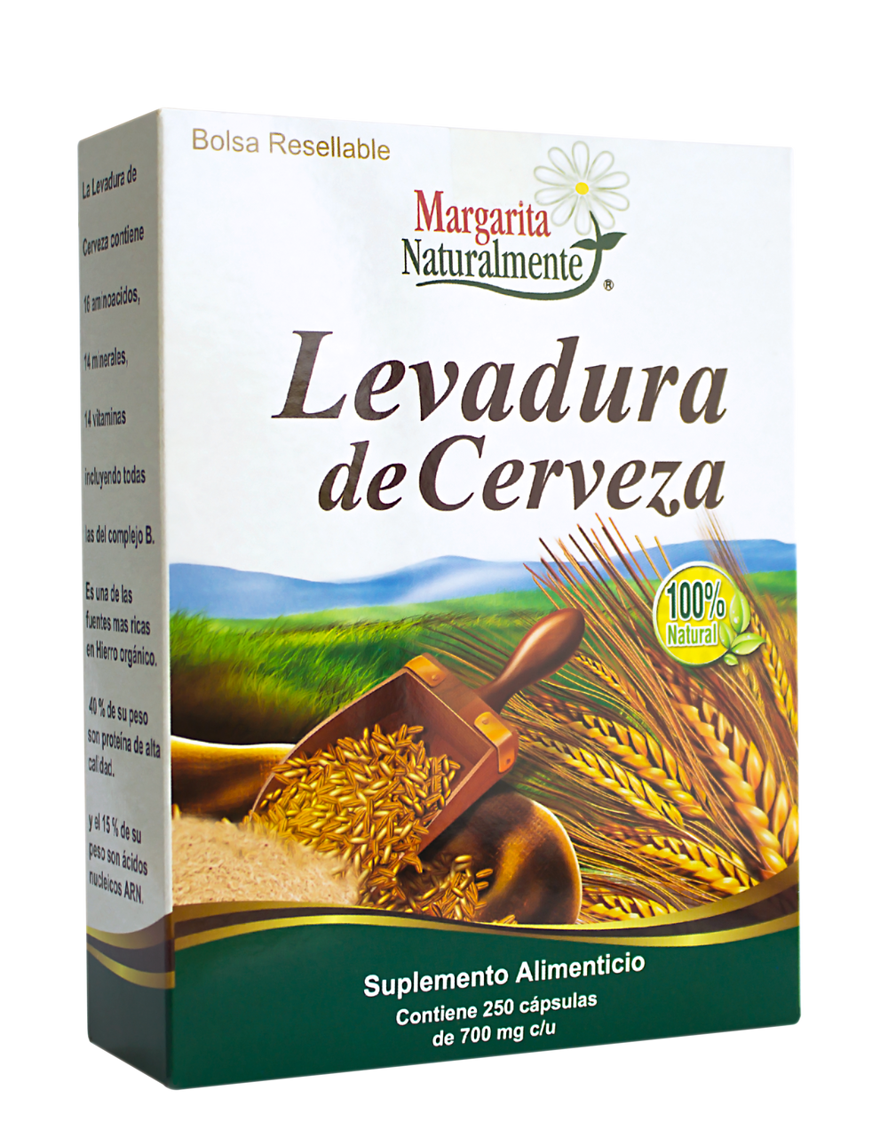 Levadura de cerveza - cápsulas