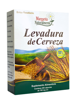 Levadura de cerveza - cápsulas